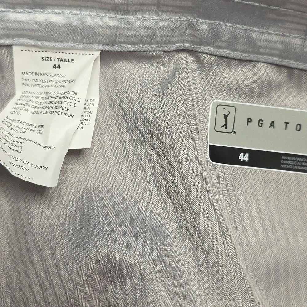 PGA Tour Men's Light Gray Patterned‎ Shorts